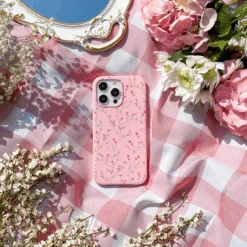 Girls Flowers Personalised Leather IPhone Case -Coverlab Case Shop 2