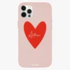 Big Heart Personalised Leather IPhone Case
