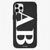 Big Initials Personalised Leather IPhone Case
