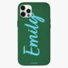 Cursive Name Personalised Leather IPhone Case