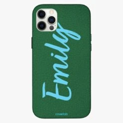 Cursive Name Personalised Leather IPhone Case