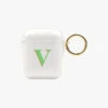 Single Initial Personalised Clear AirPods Case