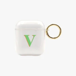 Single Initial Personalised Clear AirPods Case