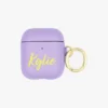Cursive Name Personalised Leather AirPods Case