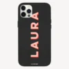 Bold Name Personalised Leather IPhone Case