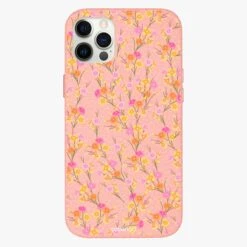 Flowering Sunset Personalised Leather IPhone Case