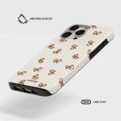 Leopard Bow Tough IPhone Case -Coverlab Case Shop IMMAGINE2leopardbow
