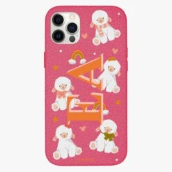Little Sheep Personalised Leather IPhone Case