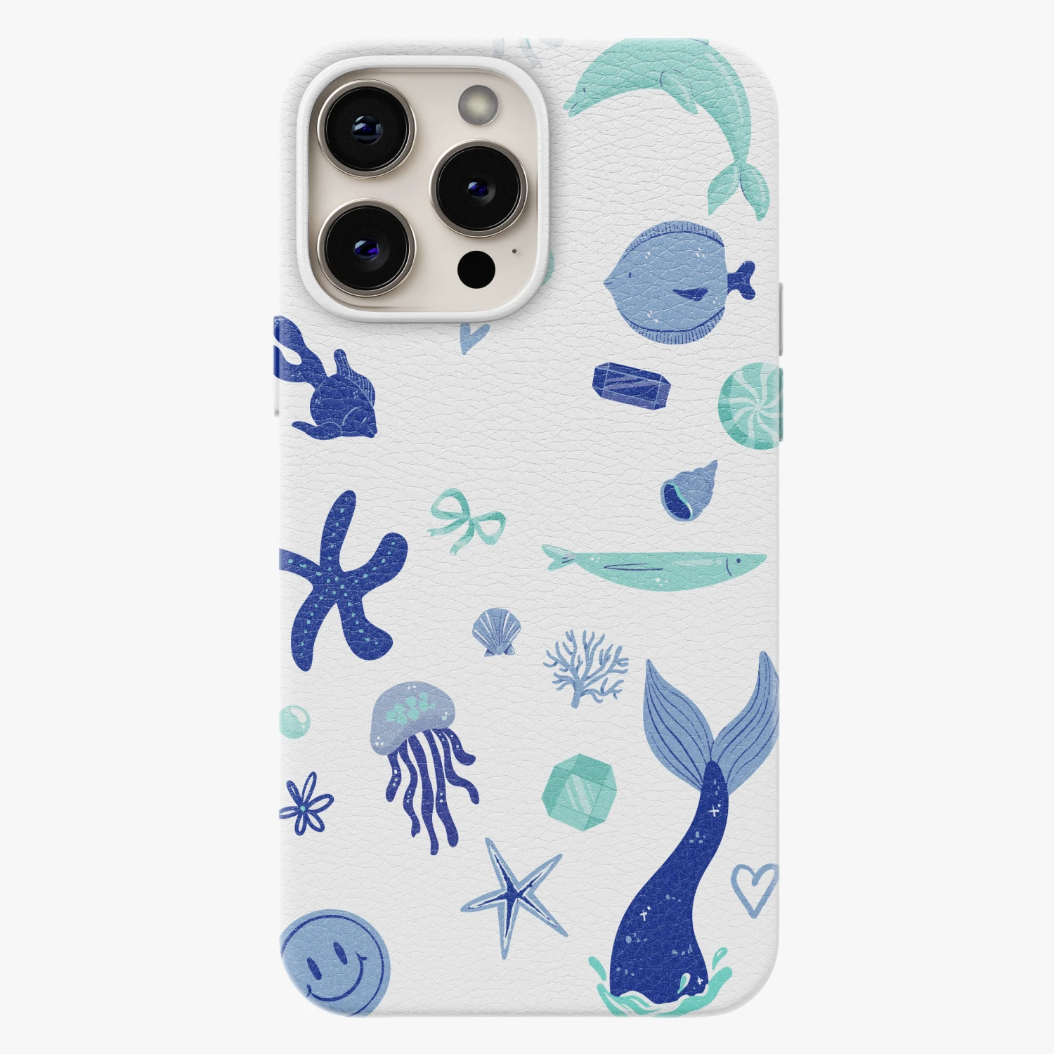Mermaidcore Aesthetic Girl Personalised Leather IPhone Case