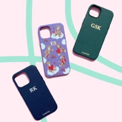 Heart Teddy Bear Personalised Leather IPhone Case -Coverlab Case Shop PersonalisedLeatherPhoneCaseCoverlab7