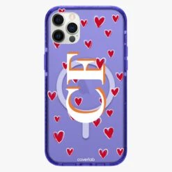 Red Hearts Personalised MagSafe IPhone Case