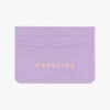 Thin Name Personalised Leather Card Holder