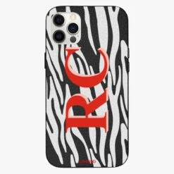 Zebra Personalised Leather IPhone Case